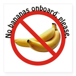 no bananas